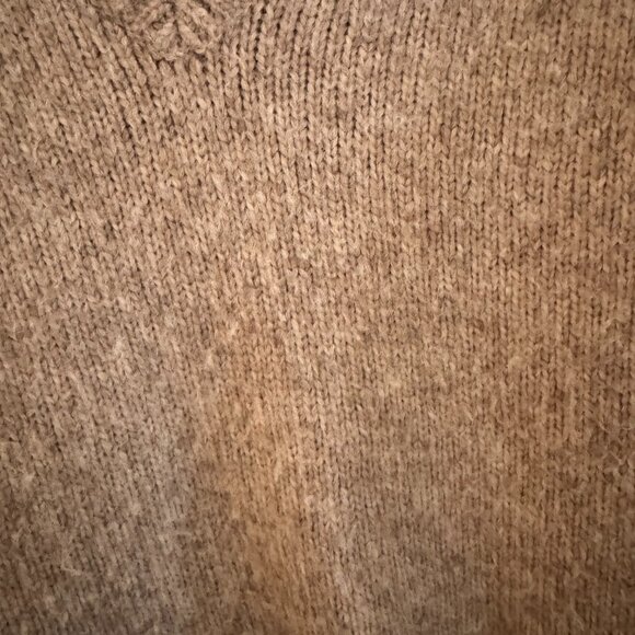 Z Supply All I Want V-Neck Sweater, heather taupe, small - Picture 5 of 6